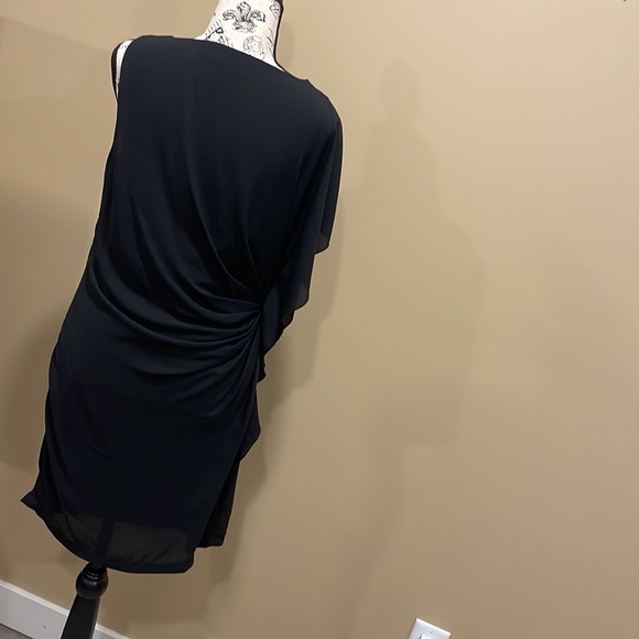 Allen Schwartz Privé Black Cocktail Dress - Picture 4 of 8